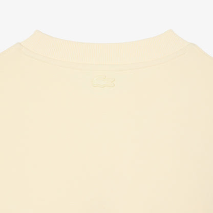 Double Face Pique Badge Sweatshirt