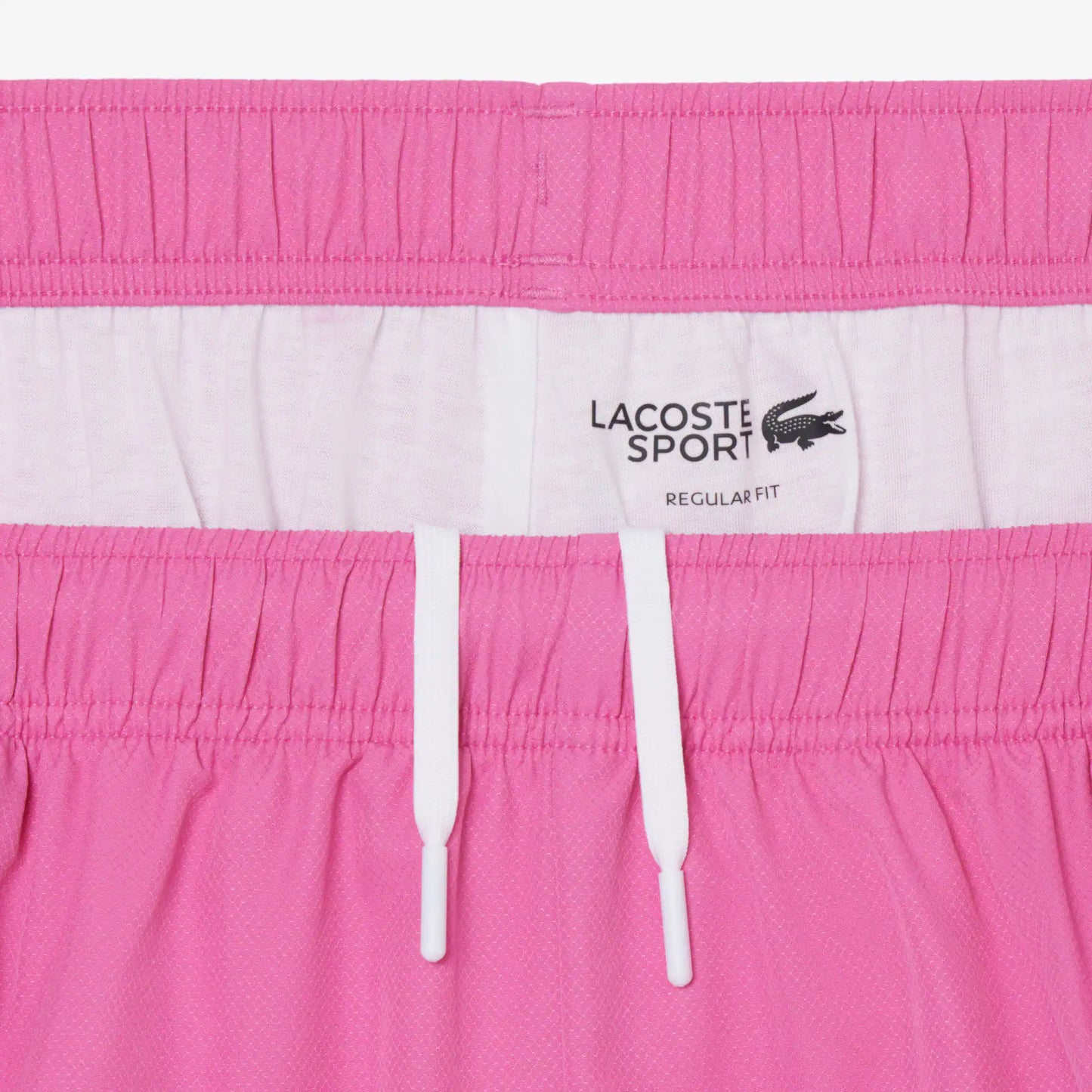 Trim Accent Diamond Taffeta Sport Shorts