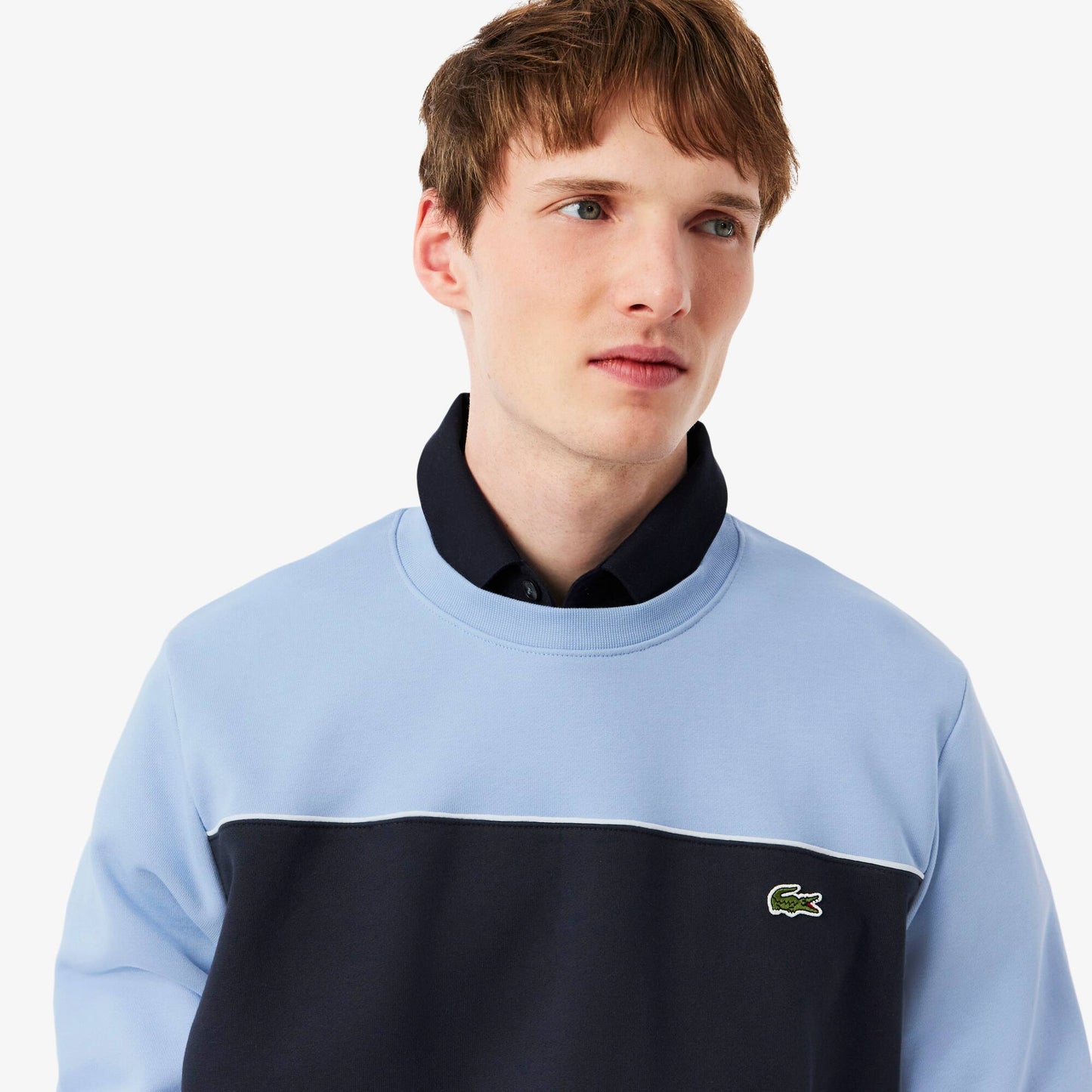 Colour-Block Fleece Sweatshirt