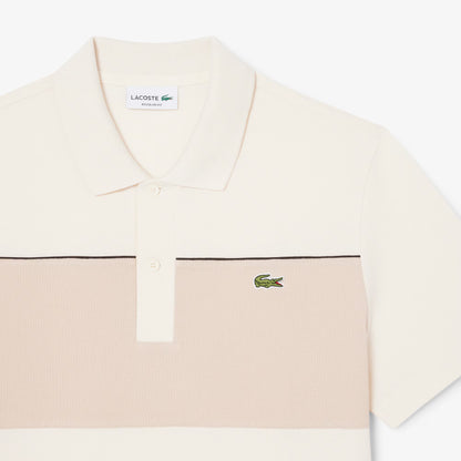 Regular Fit Poloshirt aus Piqué mit Farbblockdesign