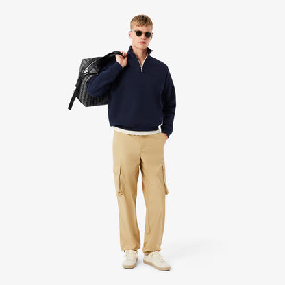 Heavy Fleece Zipper Neck Sweatshirt