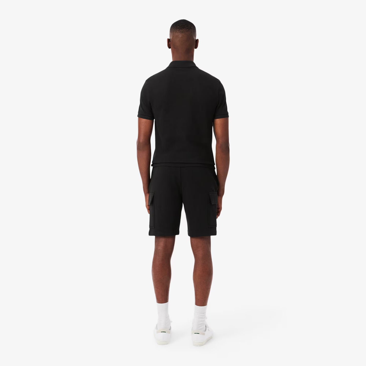 Cotton Fleece Cargo Shorts