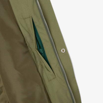 Mid-Length Water-Repellent Windbreaker Jacket