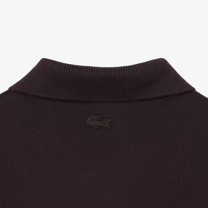 Classic Fit Badge Accent Pique Polo Shirt