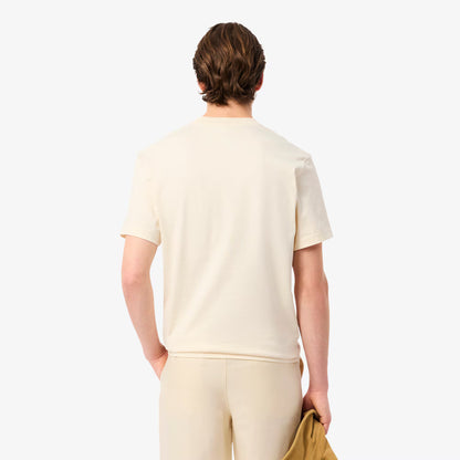 T-Shirt aus schwerem Jersey mit gestickter Signatur