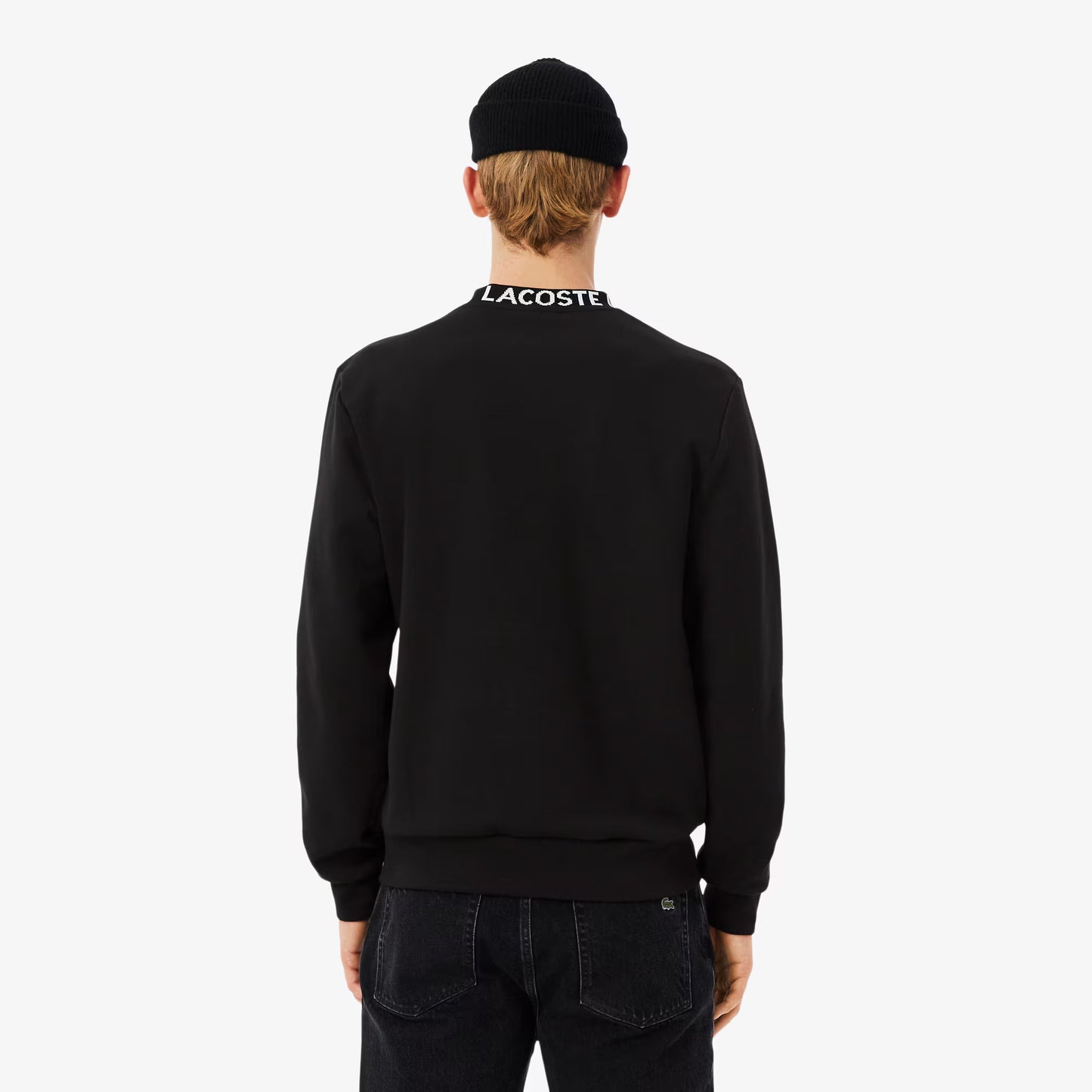 Jacquard-Sweatshirt mit Markenlogo