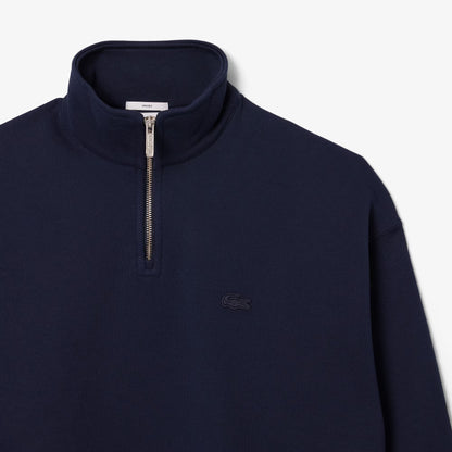 Heavy Fleece Zipper Neck Sweatshirt