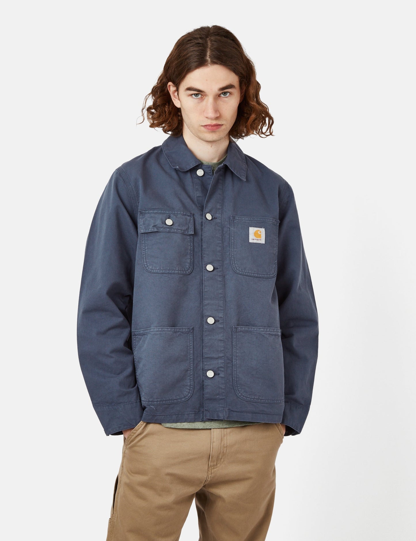 Michigan Coat (Teint en pièce) - Bleu tempête