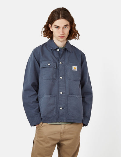 Michigan Coat (Teint en pièce) - Bleu tempête