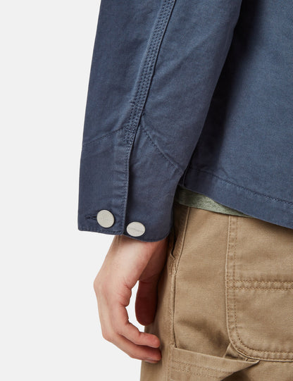 Michigan Coat (Teint en pièce) - Bleu tempête