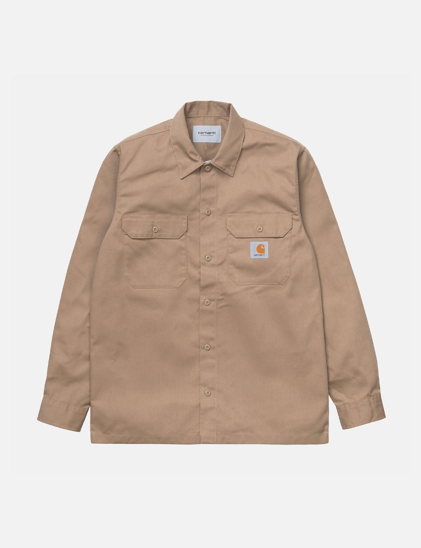 Master Shirt - Khaki cuir brun