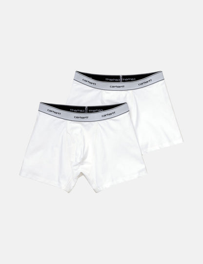 Caleçons Boxers en Coton (Lot de 2) - Blanc