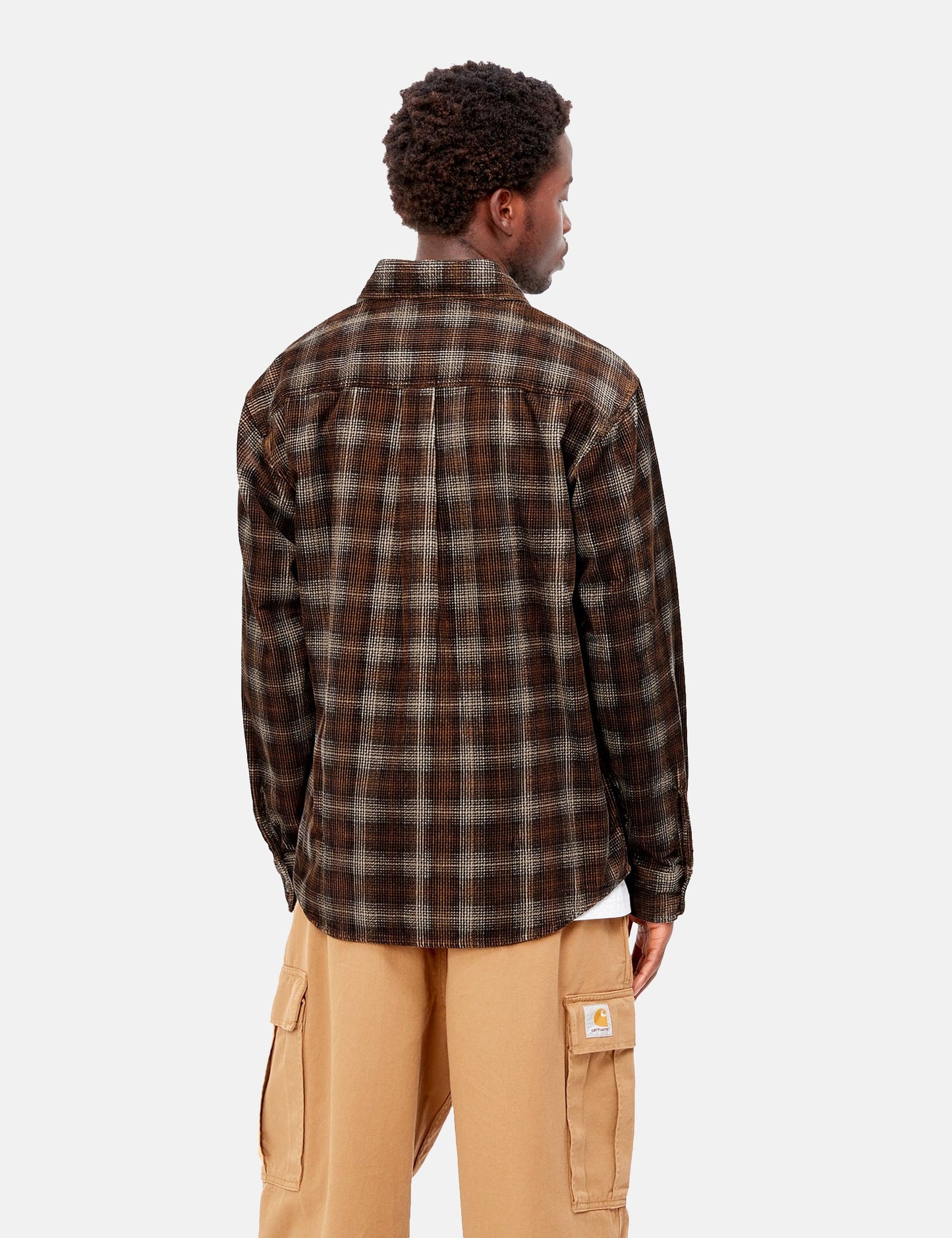 Chemise en velours côtelé Flint (motif Wiley à carreaux) - Hamilton Brown