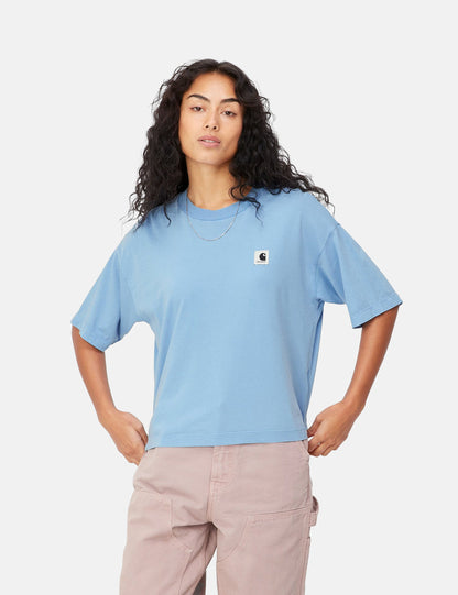 T-shirt Nelson femme (ample) - Bleu Piscine