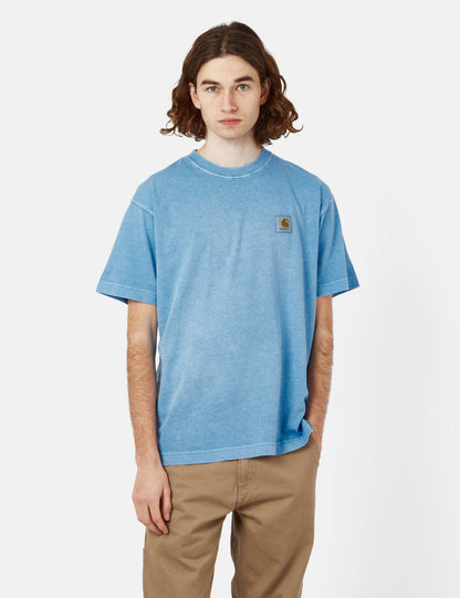 T-Shirt Nelson (locker) - Poolblau
