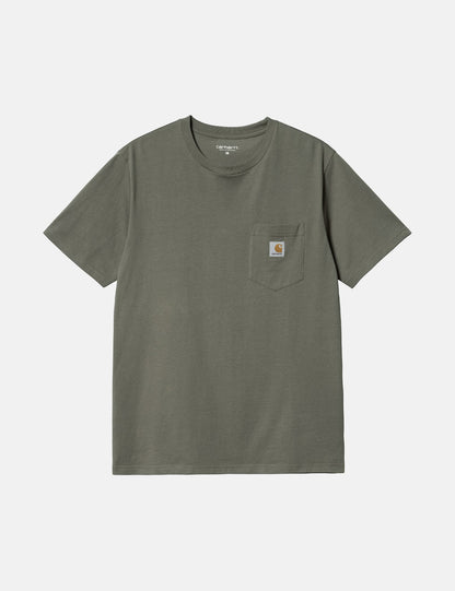 Pocket T-Shirt (Regular) – Rauchgrün