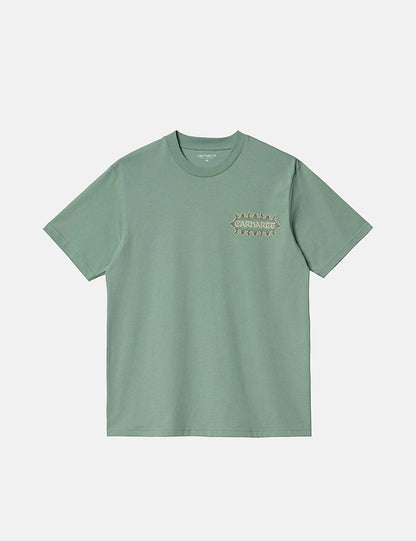 Spaces T-Shirt – Nebelgrün