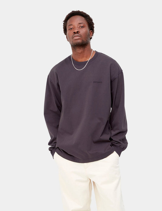 Marfa Langarm-T-Shirt - Artichoke Purple