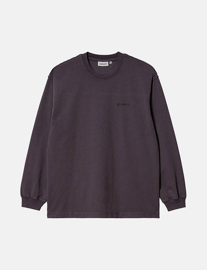 Marfa Langarm-T-Shirt - Artichoke Purple