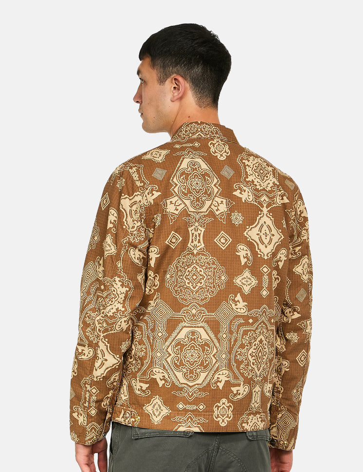 Detroit Verse Print Jacke - Hamilton Brown