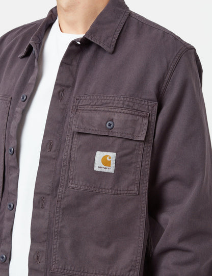 Charter Langarmhemd – Artichoke Purple