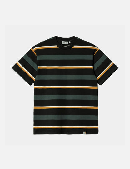 Bowman Stripe T-Shirt – Wacholdergrün