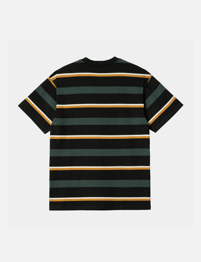 Bowman Stripe T-Shirt – Wacholdergrün