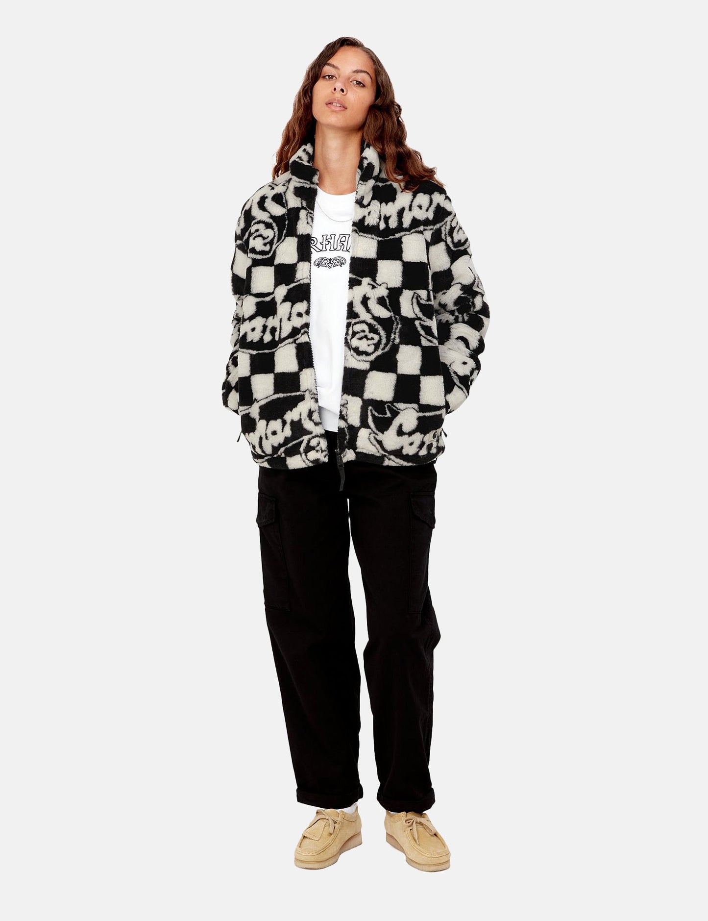Damen ungefütterte Jacke (Joyride Jacquard) - Schwarz/Wax