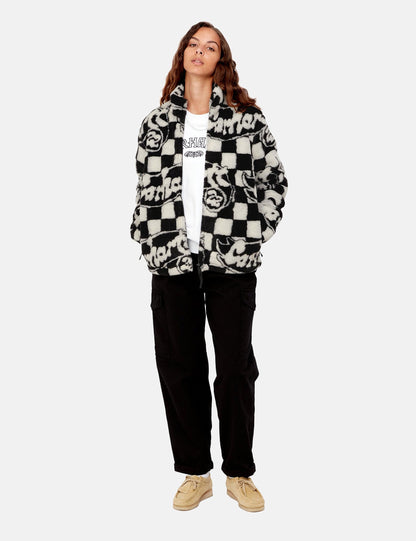 Damen ungefütterte Jacke (Joyride Jacquard) - Schwarz/Wax