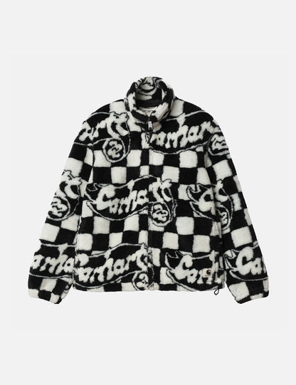 Damen ungefütterte Jacke (Joyride Jacquard) - Schwarz/Wax