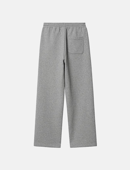 Casey Damen-Jogginghose (weit geschnitten) – Grey Heather/Silver
