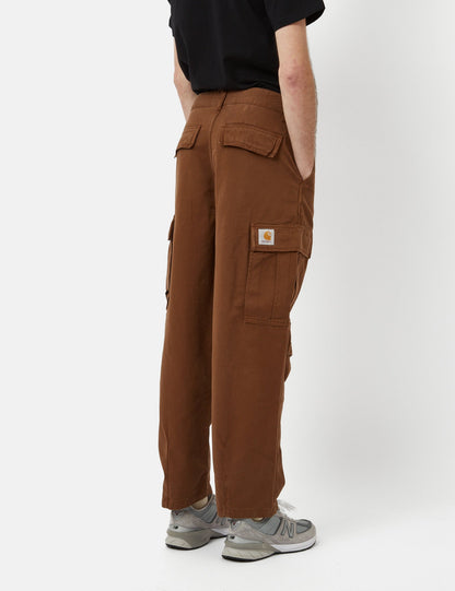 Pantalon cargo Cole (coupe décontractée) - Marron tamarin