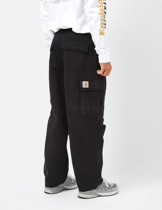 Pantalon Cargo Cole (Coupe décontractée) - Noir