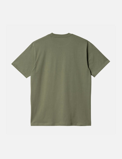 T-Shirt „Old Tunes“ (Bio) – Dollar-Grün