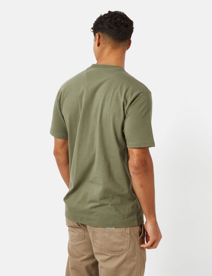 T-Shirt „Old Tunes“ (Bio) – Dollar-Grün