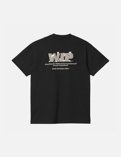 Schädlingsbekämpfungs-T-Shirt (Bio) – Schwarz