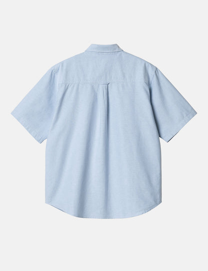 Hemd Braxton – Bleached Blue/Wax