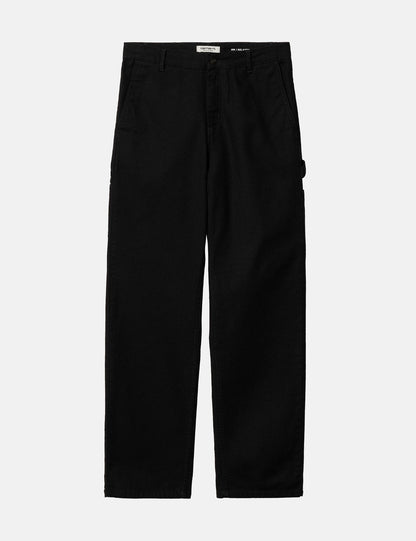 Womens Pierce Pant (Straight) - Black Rinsed