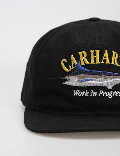 Marlin 6-Panel Kappe – Schwarz
