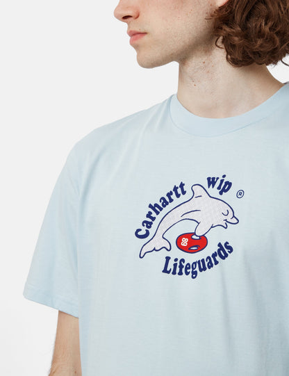 Rettungsschwimmer-T-Shirt (Bio) – Ikarusblau
