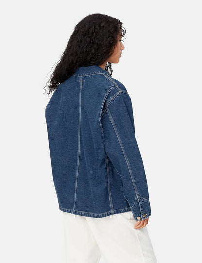 OG Michigan Coat für Damen (Denim) – Blue Stone Washed