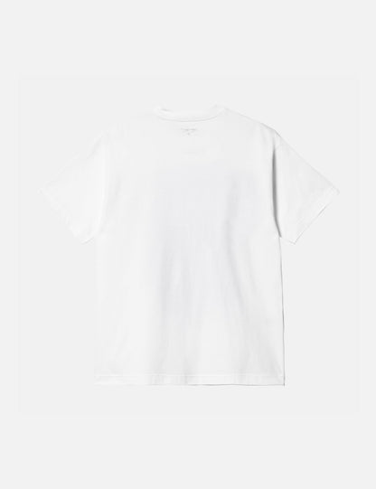 Babybürste Ente T-Shirt (Bio) - Weiß