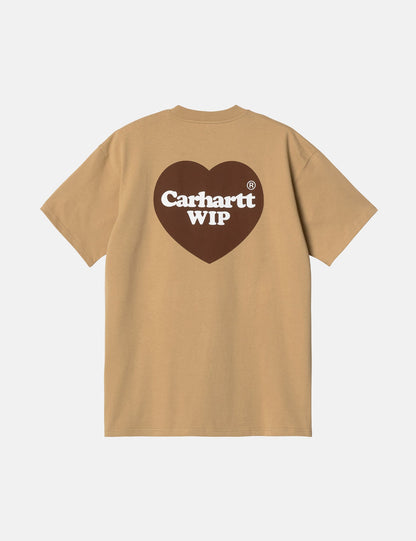 Doppelherz T-Shirt (Bio) - Dusty Hamilton Brown