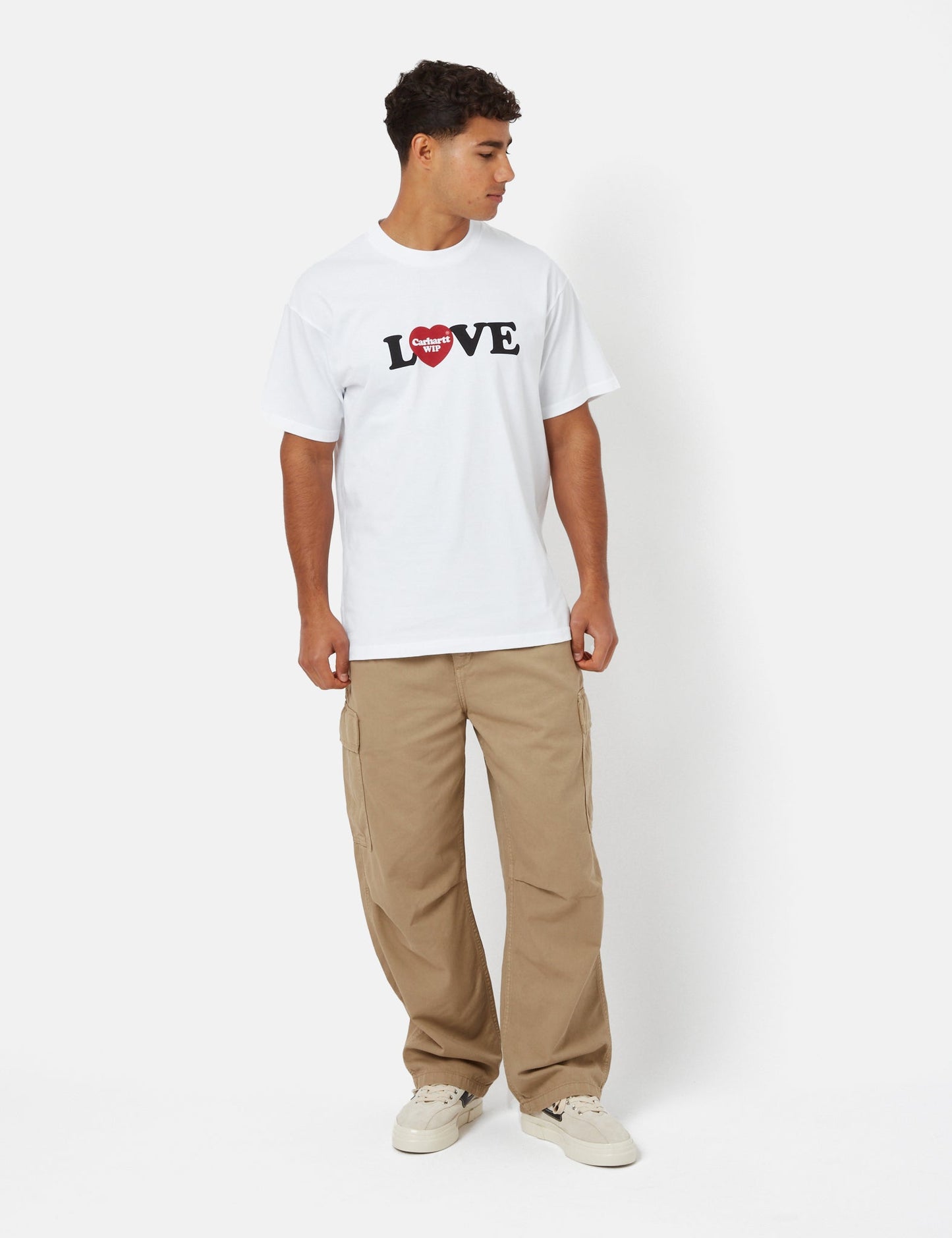 T-shirt Love (biologique) - Blanc