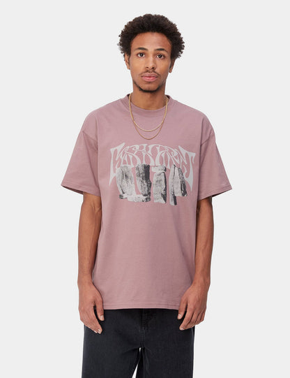 Pagan T-Shirt (Bio) - Daphne Pink/Beige