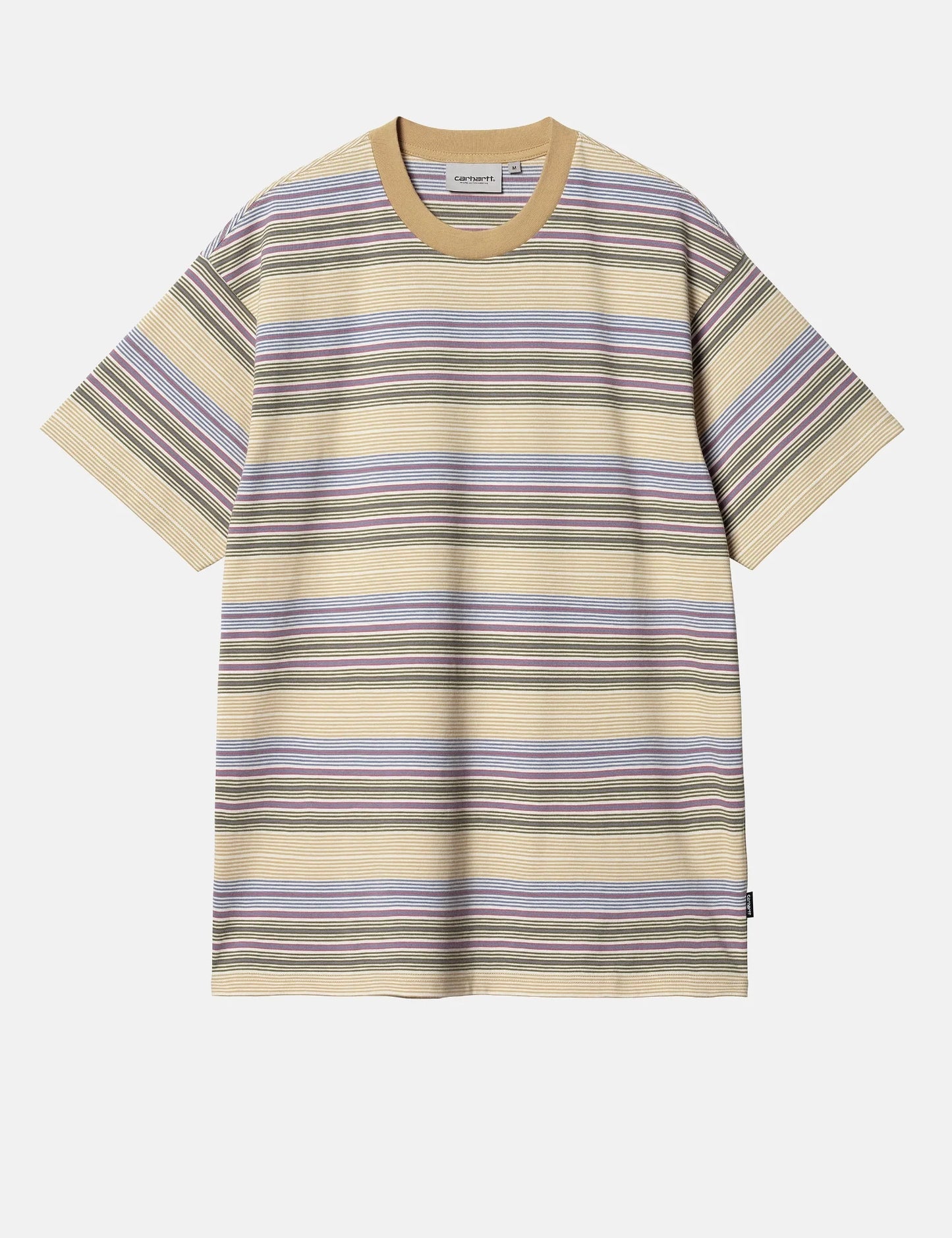 Coby Stripe T-Shirt (Loose) – Bourbon Brown