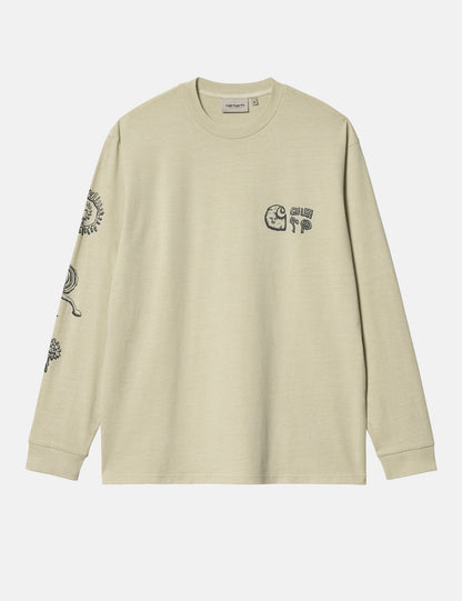 L/S Mimetolith T-Shirt (Loose) – Beryl Beige/Flint