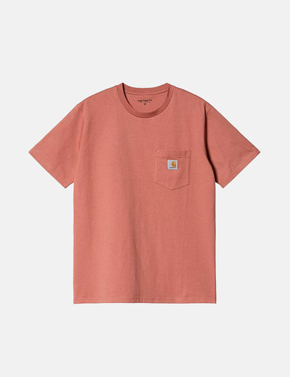 Taschen-T-Shirt – Nebelrosa