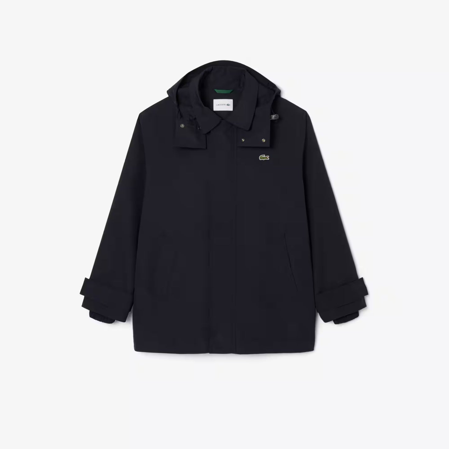Mid-length Water-Repellent Hooded Parka