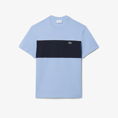 T-Shirt aus Baumwolle mit Farbblock-Design